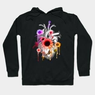 Floral heart 23 Hoodie